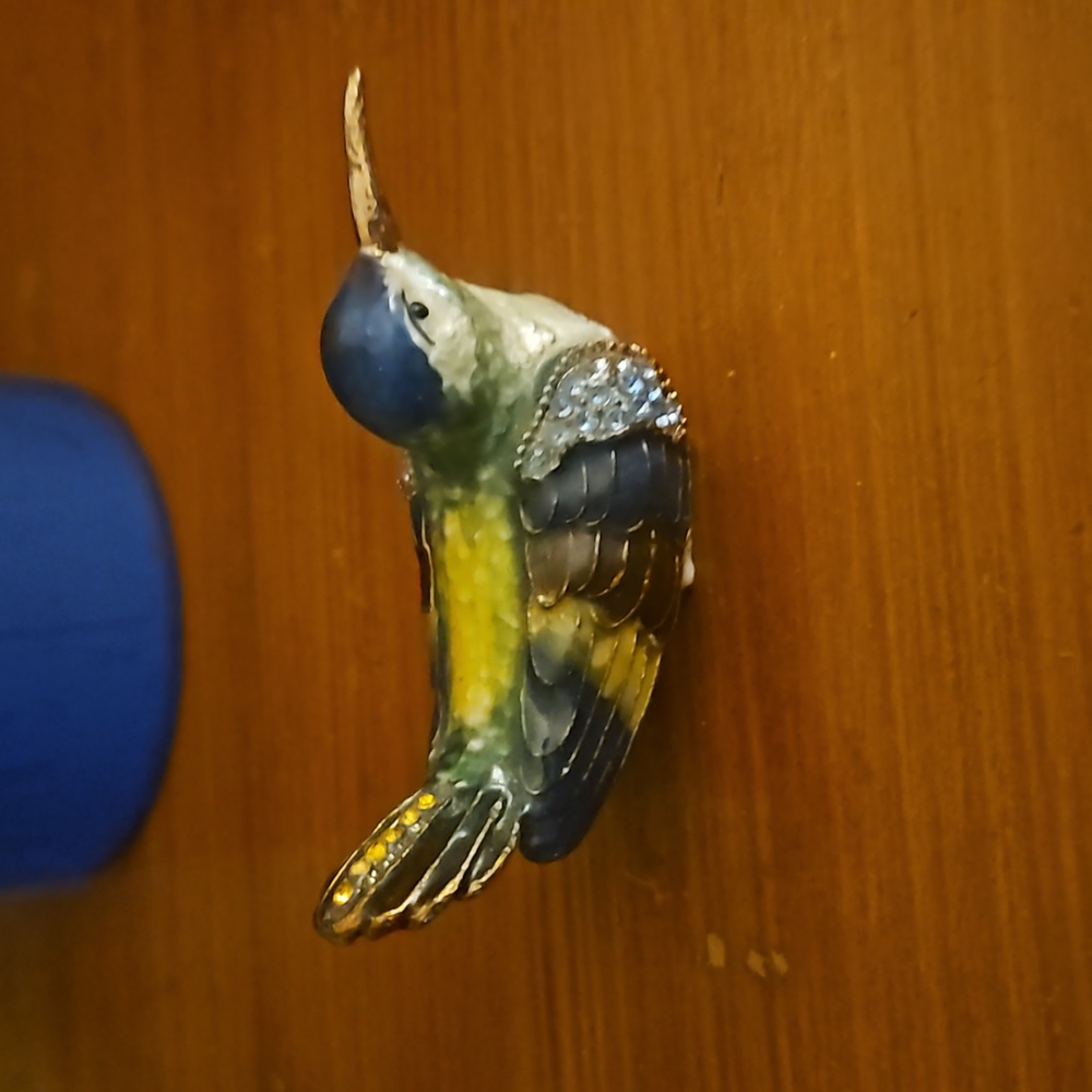 Bird trinket box
